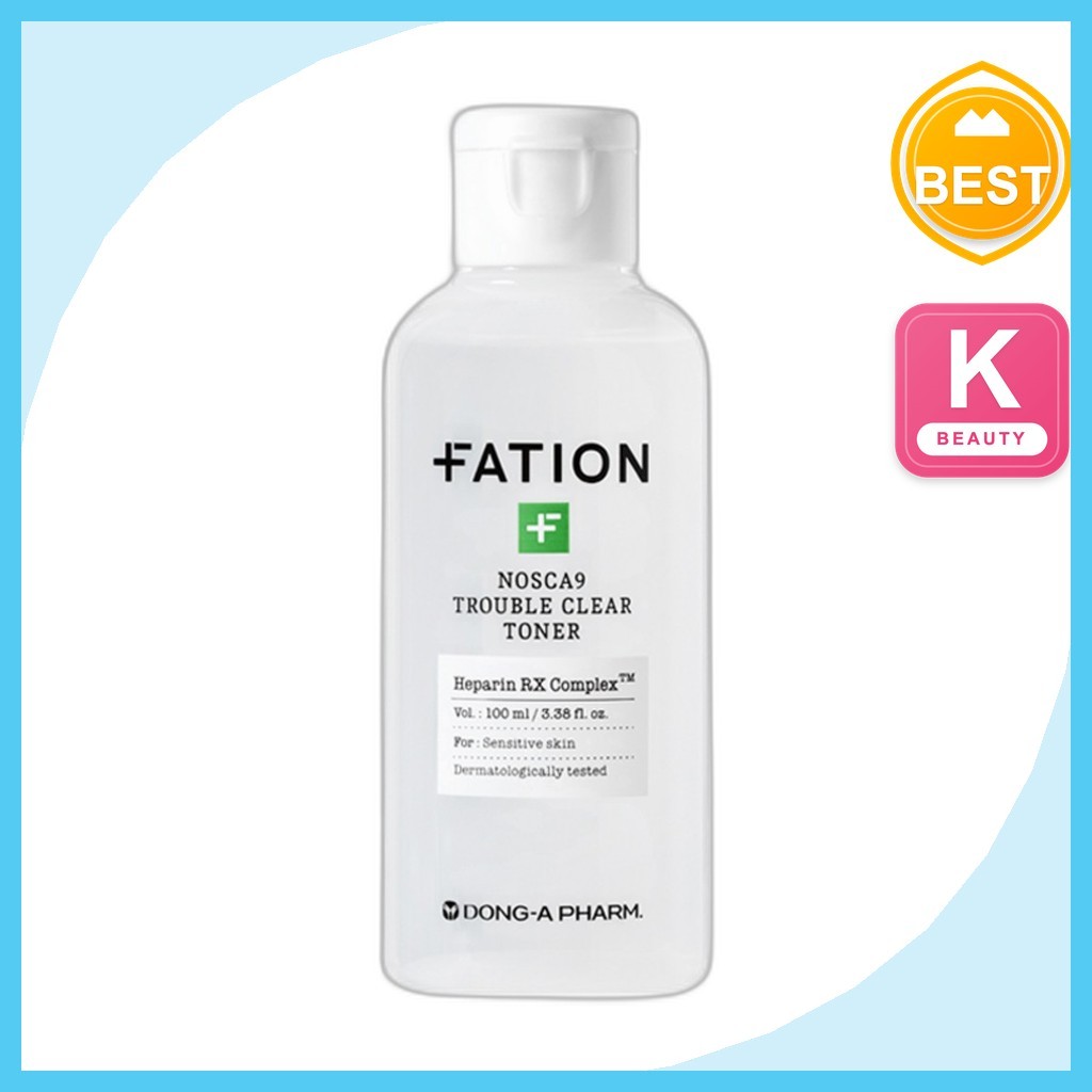 [fation] NOSCA9 Trouble Clear Toner, 100ml, 1 cái / Mực Hàn Quốc / Dung dịch rắc rối da / Chính hãng