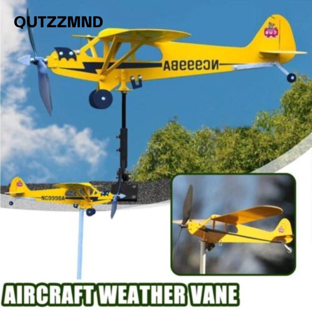 QUTZZMND Weather Vane Creative Pipe Wind Direction La bàn
