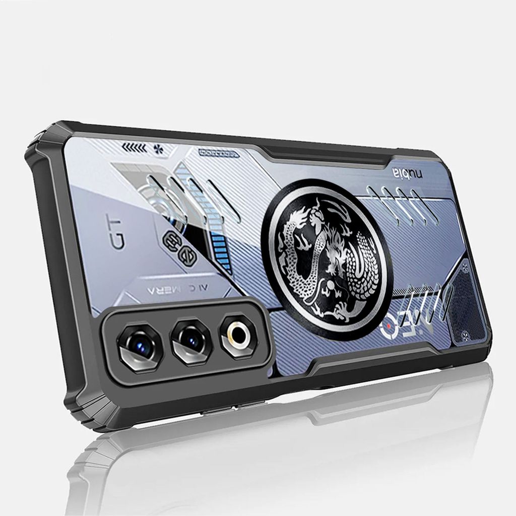 Ốp Điện Thoại Tản Nhiệt Cho Nubia Neo 5 Pro 5 3 2 1 4G 5G Ốp Lưng Nubia Neo 3 5 GT Khung Đen Bốn Góc