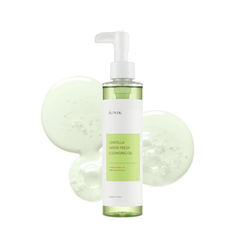 Dầu rửa mặt hoàn chỉnh IUNIK Calendula – Calendula & Sữa rửa mặt dầu thuần chay Jojoba để chăm sóc m
