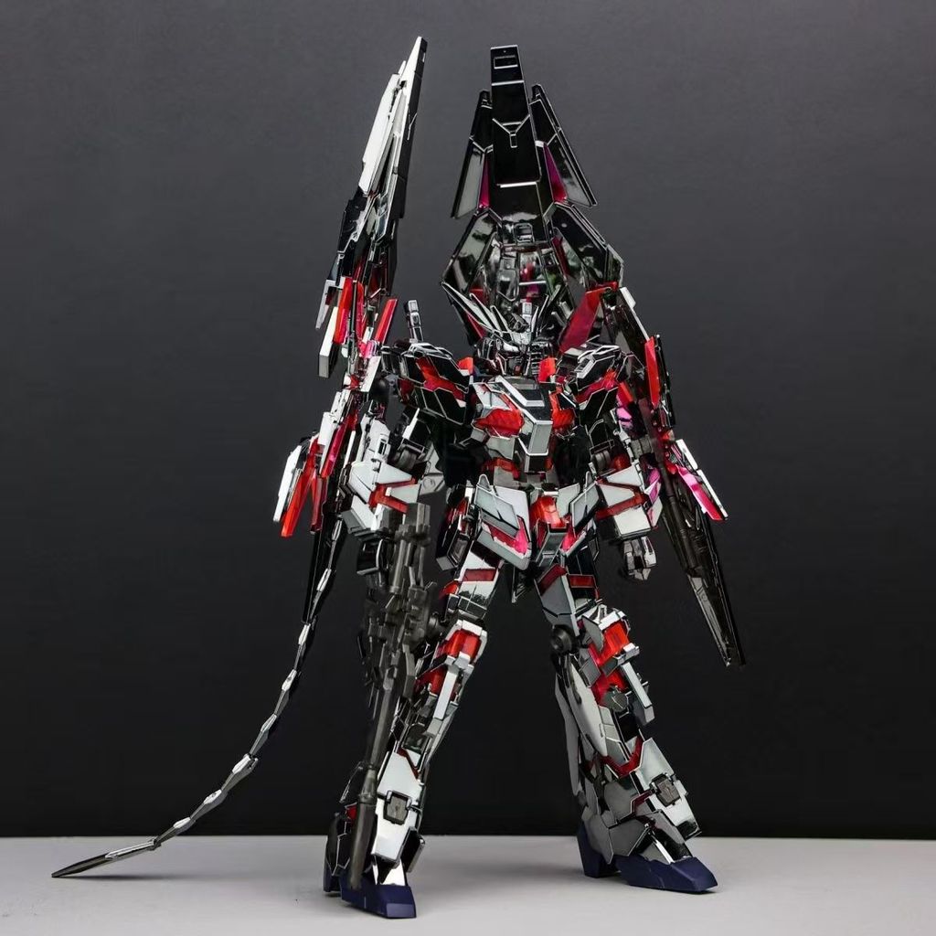 Gundam Sản phẩm mới HG 1 / 144 Phoenix Chế độ hủy diệt Mạ điện Bạc Phoenix Số. 3 Mô hình lắp ráp máy