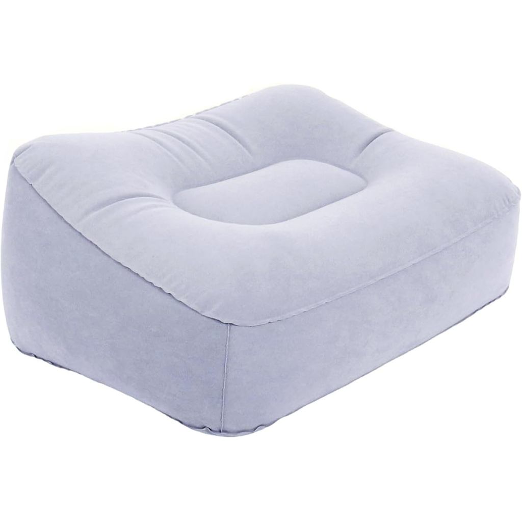 Gối nghỉ chân du lịch, Gối đổ xô mềm, Đệm thư giãn chuyến bay Ottomans Leg Up cho văn phòng, Thư giã