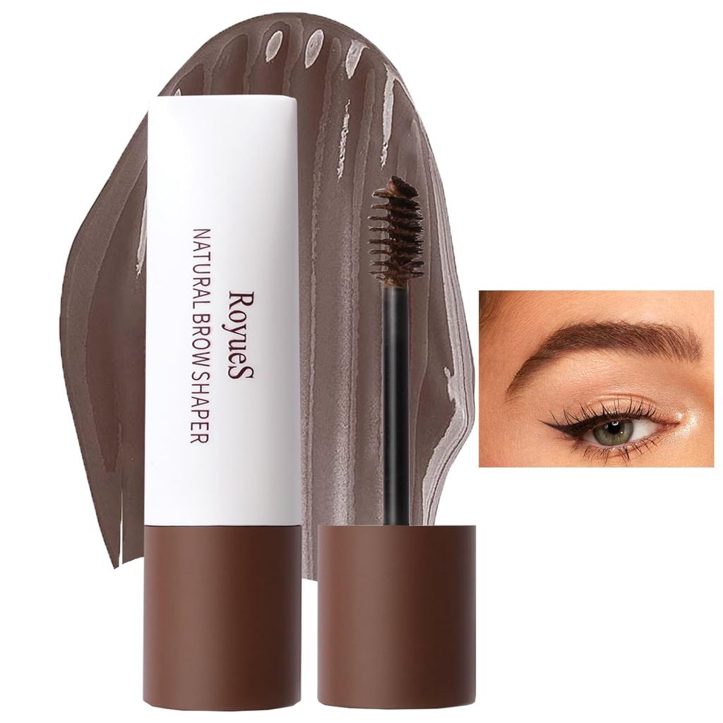 AKARY Màu Nâu Đậm Mascara Lông Mày Chống Thấm Nước Gel Lông Mày, Làm Dày Tự Nhiên Brow Shaper Trang 