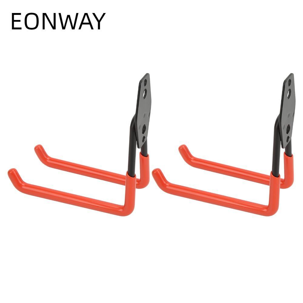 EONWAY 2 Móc Để Xe, Móc Xe Đạp Màu Cam Kim Loại, Bền Nặng Dễ Dàng Lắp Đặt Xe Đạp Đa Năng Móc Treo Tư