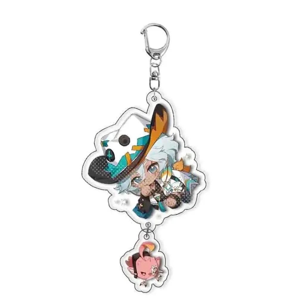 Móc khóa mica Genshin Impact Ifa Iaffa Natlan trang trí cặp sách phụ kiện anime chibi dễ thương làm 