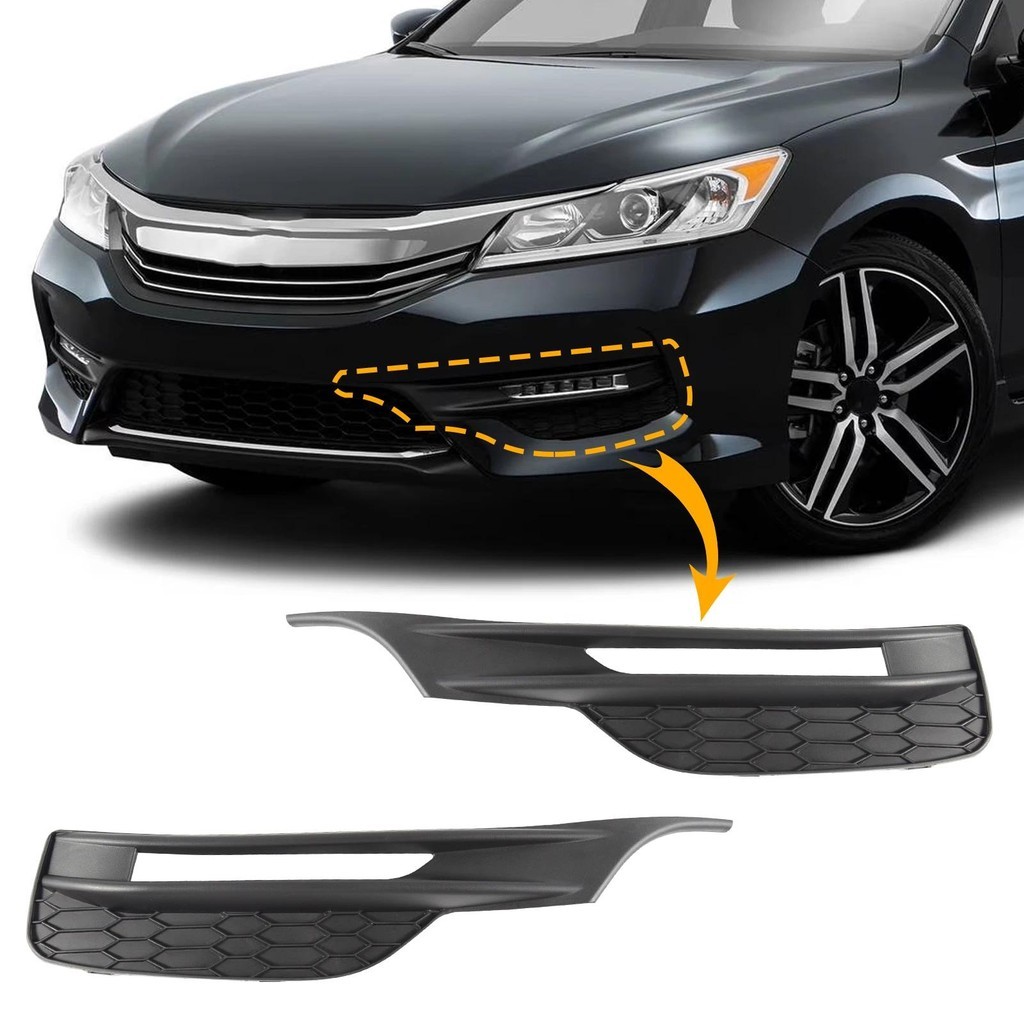 Sương Mù Lưới Tản Nhiệt Khung Đèn Dưới Cản Trước Cho Xe Honda Accord Sedan 4 Cửa 2016 2017 71112-T2F
