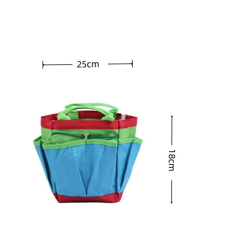 JUA Gardening tool shoulder bag, multifunctional beachcombing tool bag, portable handheld small simp