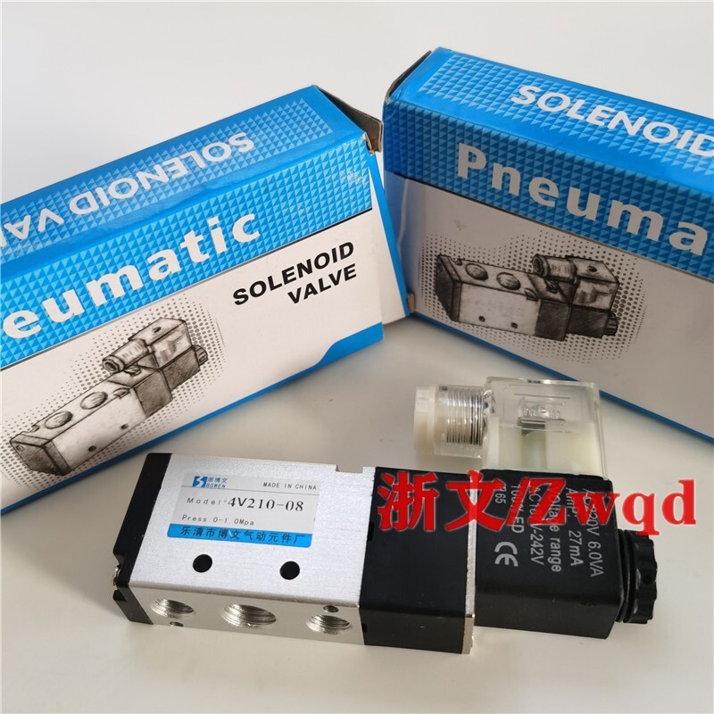 Van điện từ 4v210-08 4v2108B / A 4v210-06 Van kiểm tra năm chiều hai vị trí