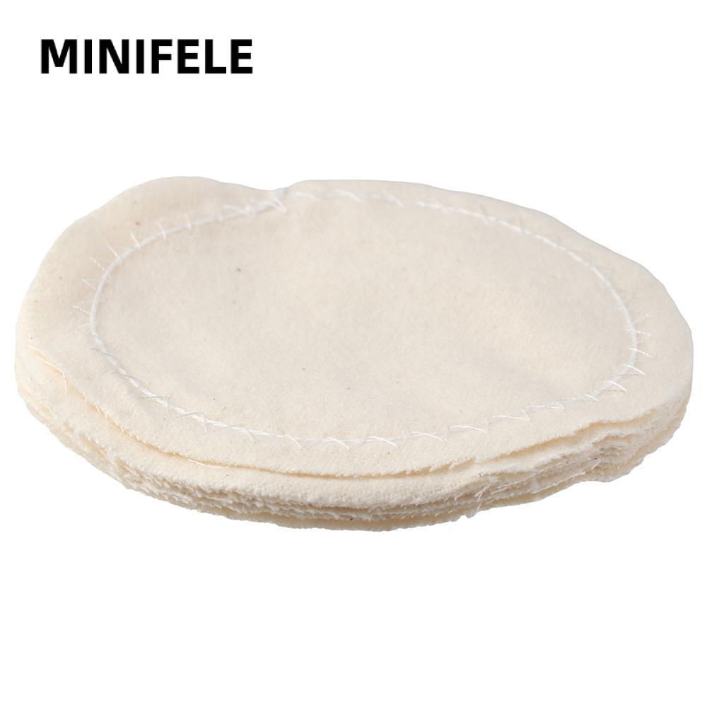 MINIFELE 10 Bộ Lọc Thay Thế Vải, Máy Pha Cà Phê Syphon Cân Bằng Cotton Màu Be, Hario Syphon Lọc Cà P