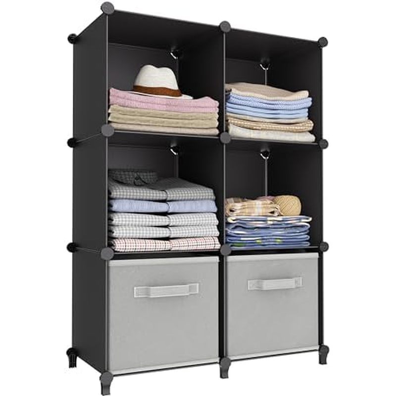 rganizer, Closet Organizer Storage Cabinet Shelf Bookcase Bookshelf with Metal Hammer, Storage Cubes