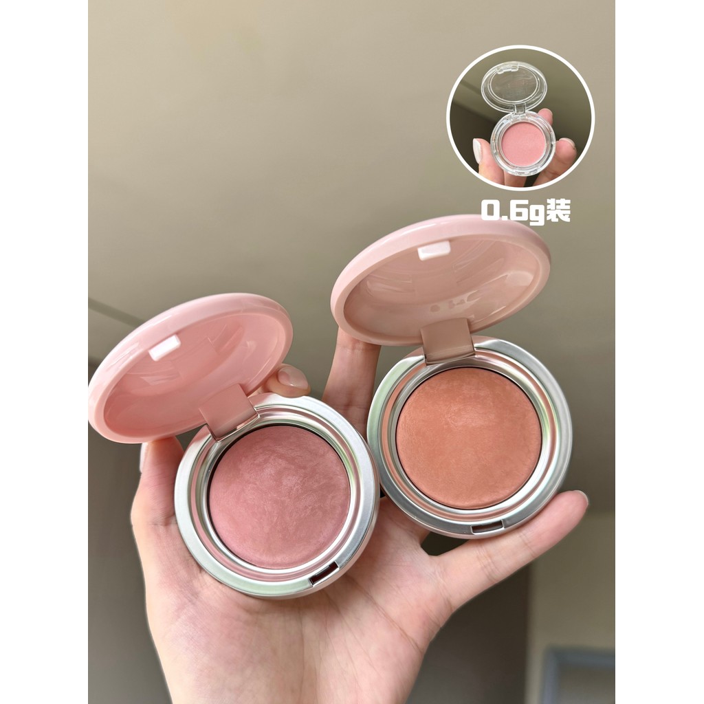 Spenny Spenny Spenny Baking Powder Soft Mist Blush Blush Tím Làm sáng tự nhiên Thu nhỏ Mở rộng Màu s