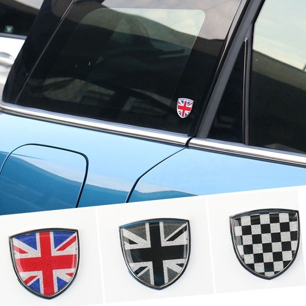 Xe Kim Loại Biểu Tượng Huy Hiệu Miếng Dán Đề Can Trang Trí Mini Cooper JCW Một Countrymanauto Phần T