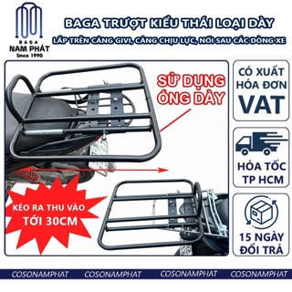 [Giá VAT] Trượt Kiểu Thái Lan Vuông 50cm Cảng Chịu Lực Nối Sau phượt Givi Ba Ga Bara Trượt Đa Năng Baga 50 cm Vat