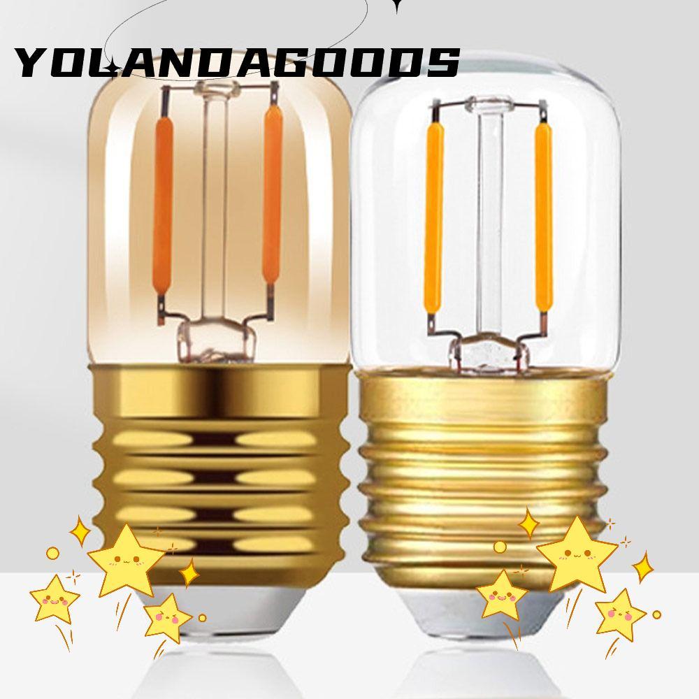 Bóng đèn pha lê YOLA T28, Bóng đèn LED 1W E26 E27, Bóng đèn LED sợi đốt trắng ấm áp tại nhà