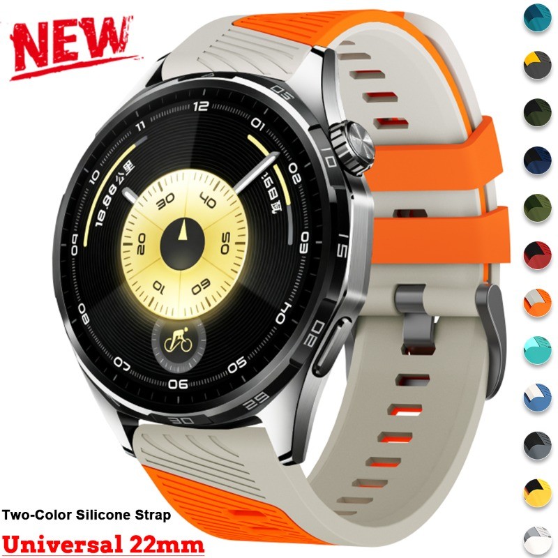 Dây đeo silicon 22mm cho Huawei Watch GT6 46mm Vòng đeo tay thể thao cho Huawei Watch GT6 Pro