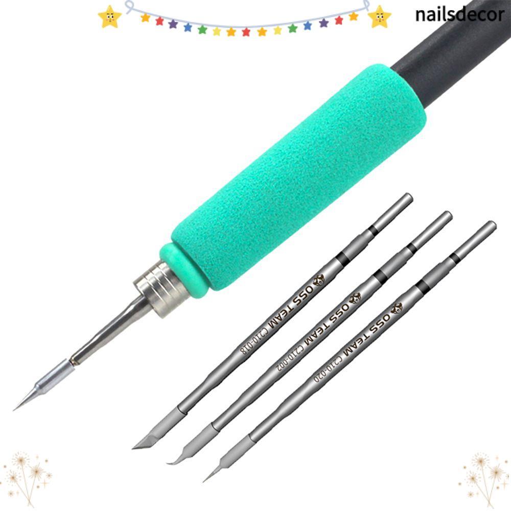 NAILSDECOR C210 Đầu sắt hàn điện Đầu C210 Series Bền T210 Tay cầm Dụng cụ hàn