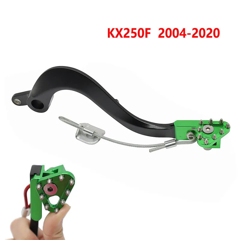 Xe Máy Phía Sau Chân Phanh Đòn Bẩy Bàn Đạp Cho KAWASAKI KXF 250 KX 250F KX250F 2005-2018 KX250 2019-