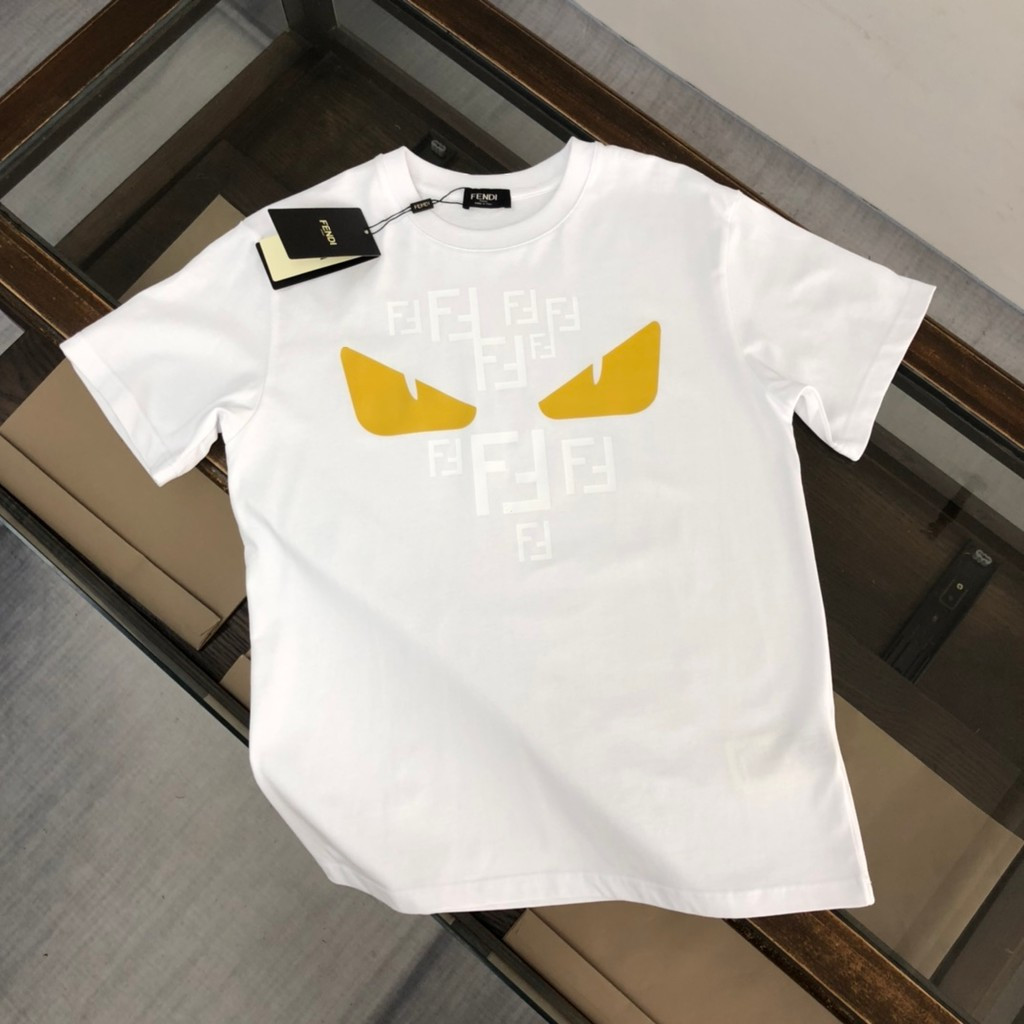 Fendi / Fendi 2026 Phong Cách Mới Nam Nữ Áo Thun In Hình Áo Thun Tay Ngắn Top Thể Thao Áo Thun Tay N