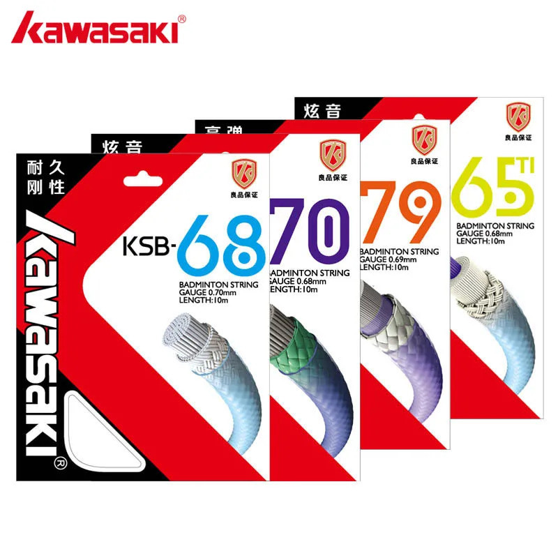 Dây vợt cầu lông Kawasaki chuyên nghiệp KSB-65TI / 68 / 70 / 79 - Đàn hồi cao