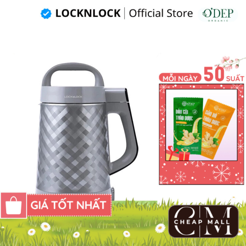 Máy làm sữa đậu nành - 1.2 lít Chính hãng LocknLock EJS221 - CHEAP CMO