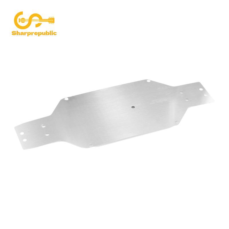 Sharprepublic RC Khung gầm bằng thép không gỉ Tấm trượt RC Tấm bảo vệ khung gầm ô tô cho 1 / 10