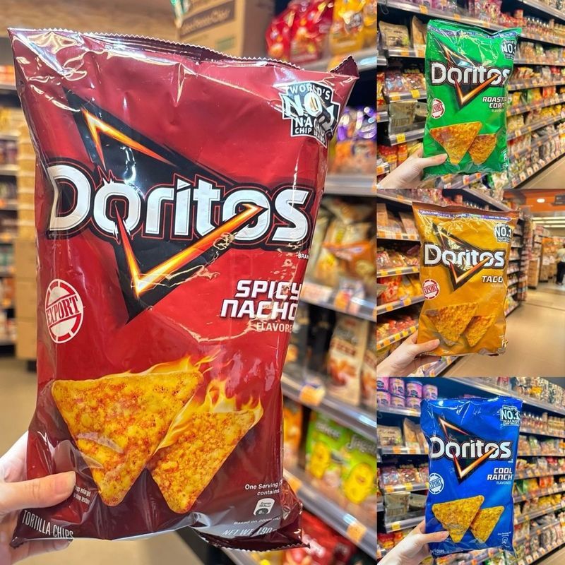 Daigou Chính Hãng Mỹ Doritos Doritos Cay Phô Mai Ngô Khoai Tây Chiên Influencer Đồ Ăn Nhẹ Thường Ngà