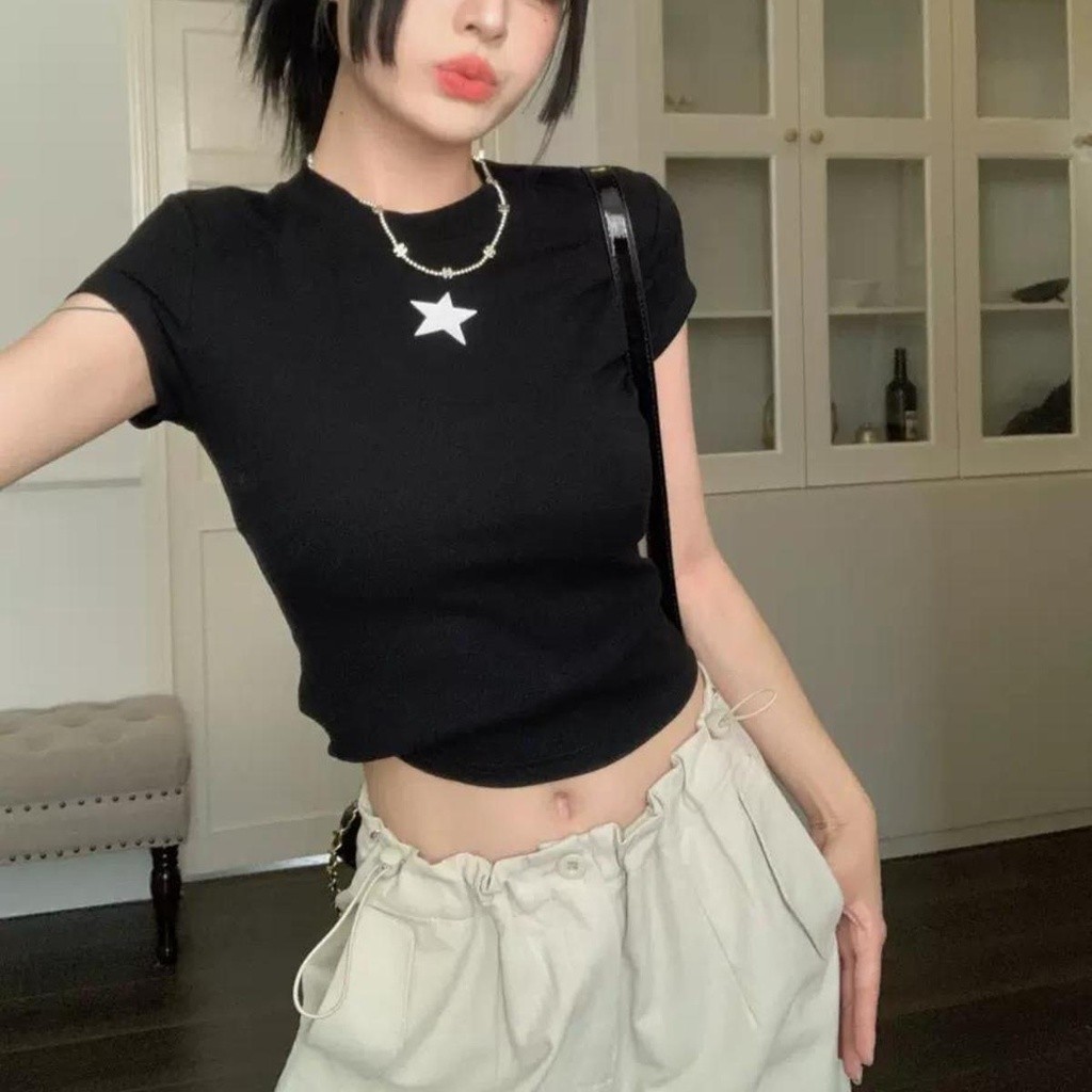 Áo Thun Baby Tee Nữ DaaLaa Store In Hình Ngôi Sao A5821