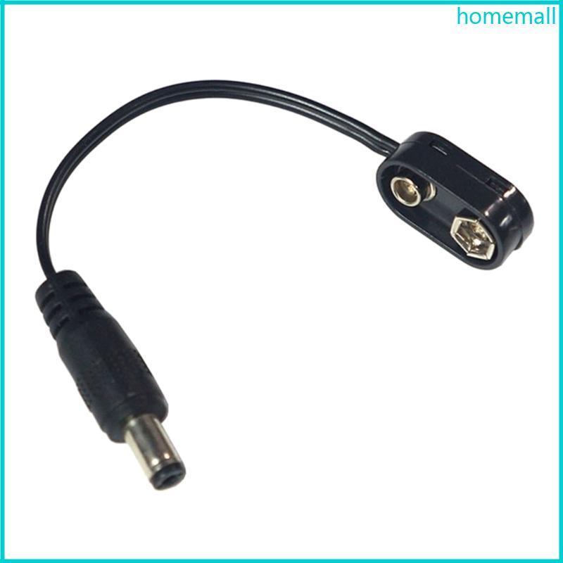 HO 9V Kẹp Chuyển Đổi Cáp Nguồn Chụp Kết Nối Bàn Đạp Hiệu Ứng Nam Cáp 9Volt Nguồn Điện Cáp Đàn Guitar