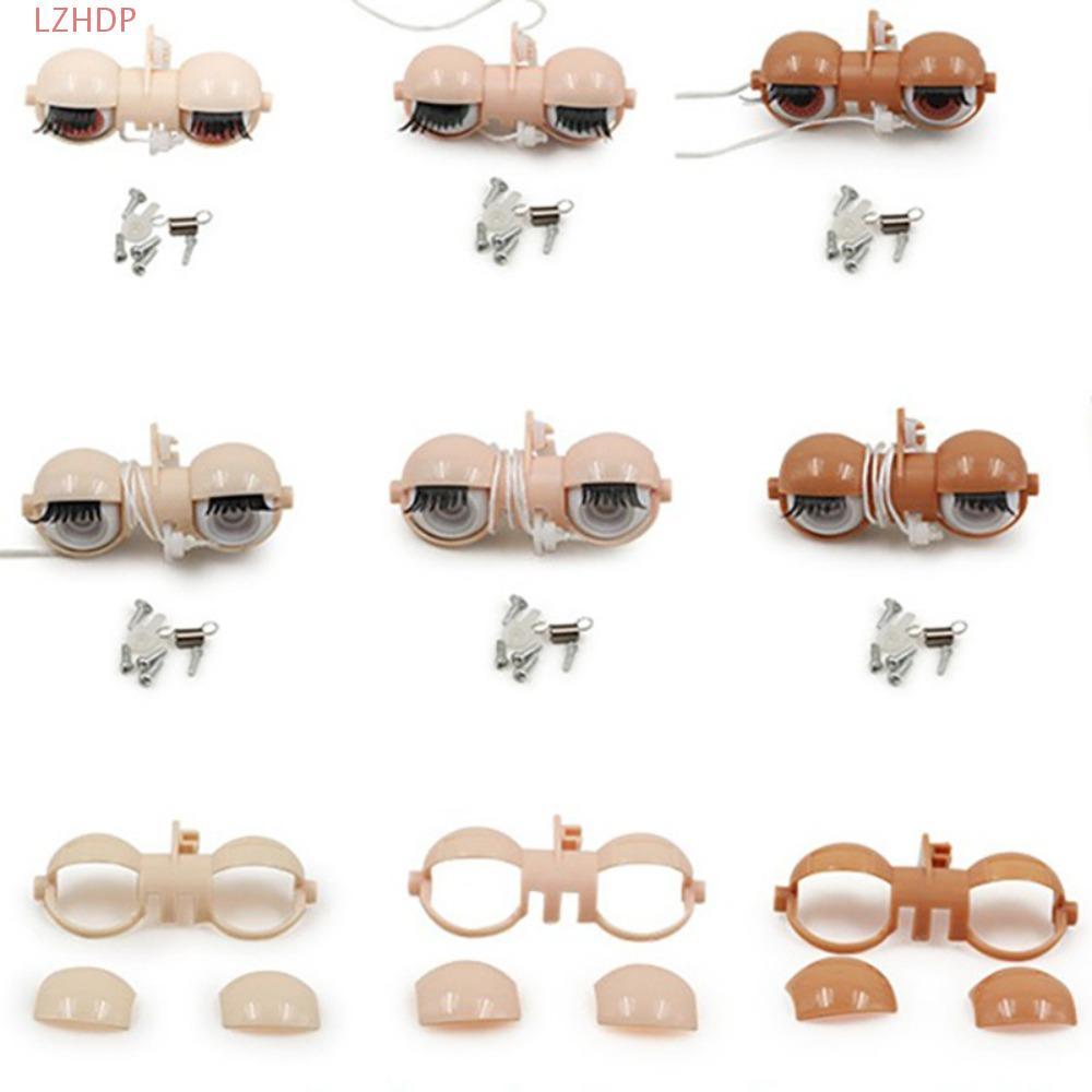 LZHDP 1 / 6 Cơ chế mắt Blyth, Máy móc Icy Painted Eyelid DIY Custom Doll Eyes, Doll Change Eyes Vít 