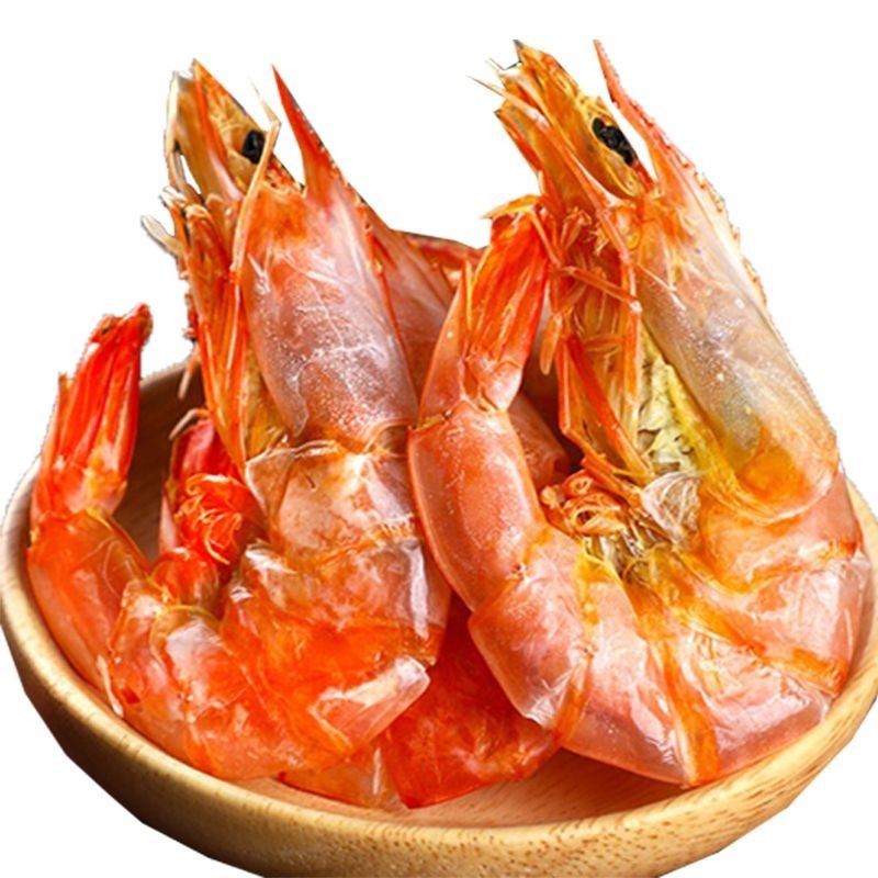 Tôm Nướng Vừa 250g Tôm Nướng Hoang Dã Biển Ba Màu Tôm Khô Ôn Châu Ăn Liền Nhẹ Đồ Ăn Nhẹ Khô Tôm Khô 