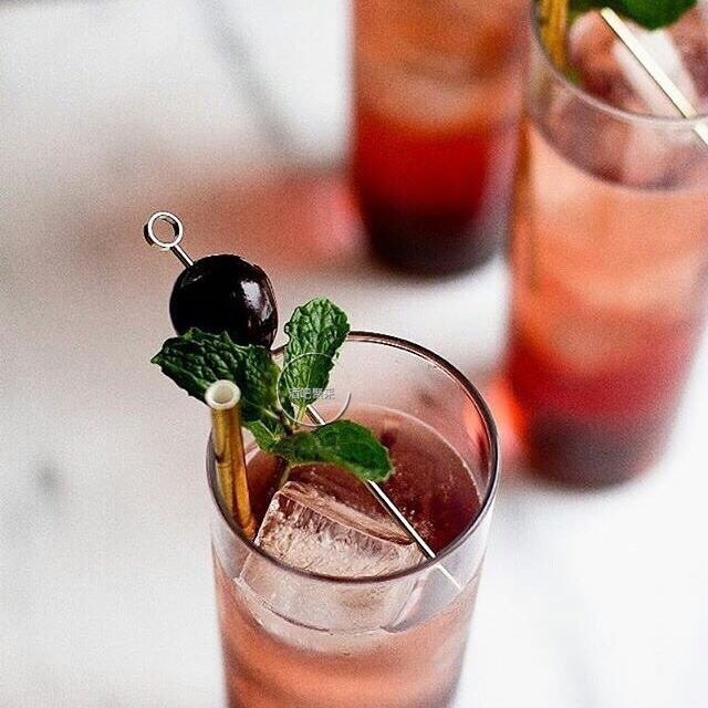 Thanh Tập Hợp Dây Cocktail Inox, Dây Trái Cây Cocktail Martini Dây Cocktail Trang Trí