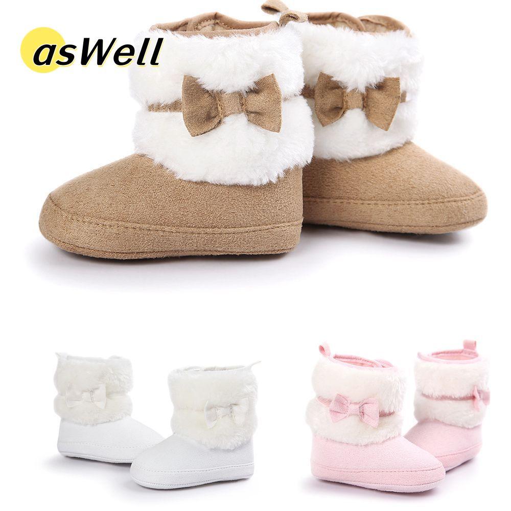 ASWELL Warm Boots Style Sơ sinh Tập đi mùa đông Prewalker