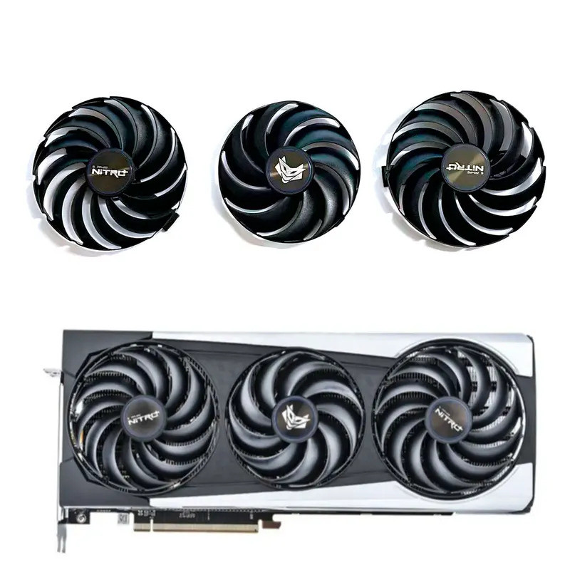 Dành Cho Sapphire Nitro + AMD Radeon RX 6700 6800 6900XT 95MM 85MM FDC10U12D9-C FDC10H12D9-C Quạt GP