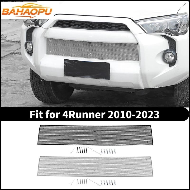 BAHAOPU Vỏ trang trí lưới tản nhiệt cản trước ô tô bằng kim loại Phù hợp cho 4Runner 2010-2023 SR5 /