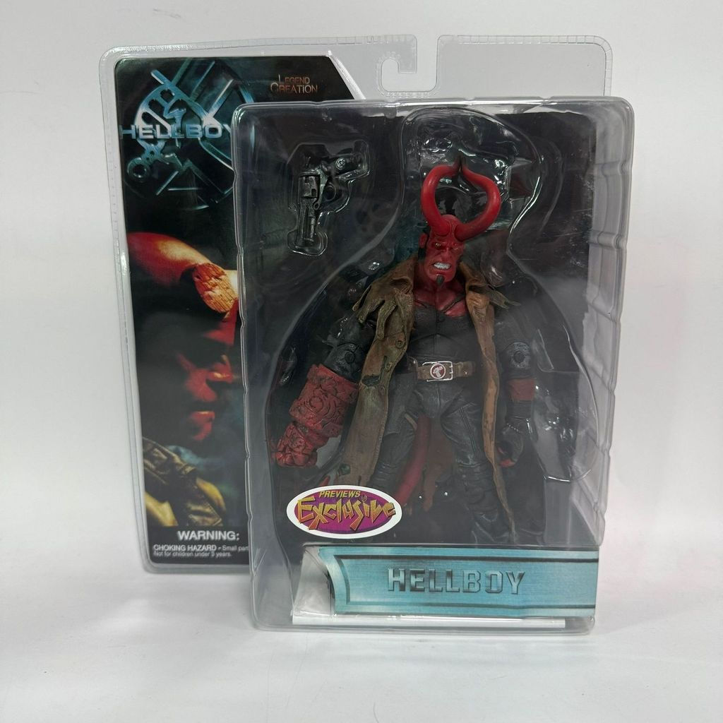 MEZCO Hell Baron Hell Boy HELLBOY 23cm Quà tặng sinh nhật có thể di chuyển được Vui vẻ Những điều tố