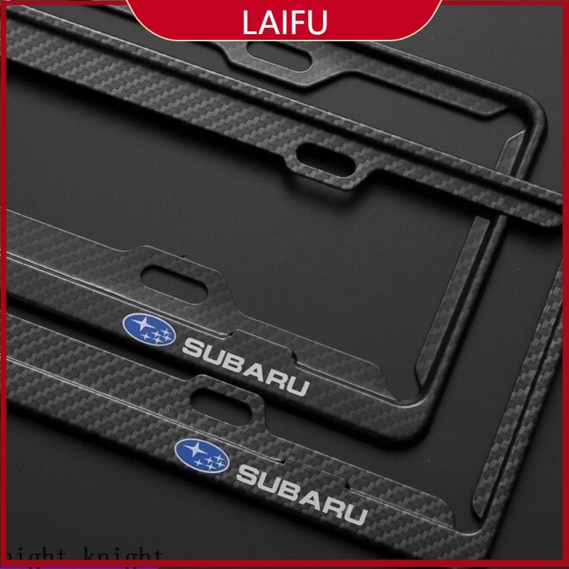Khung bảo vệ biển số họa tiết sợi Carbon LAIFU Subaru Thích hợp cho XV / Impreza / Sti / Forester / 
