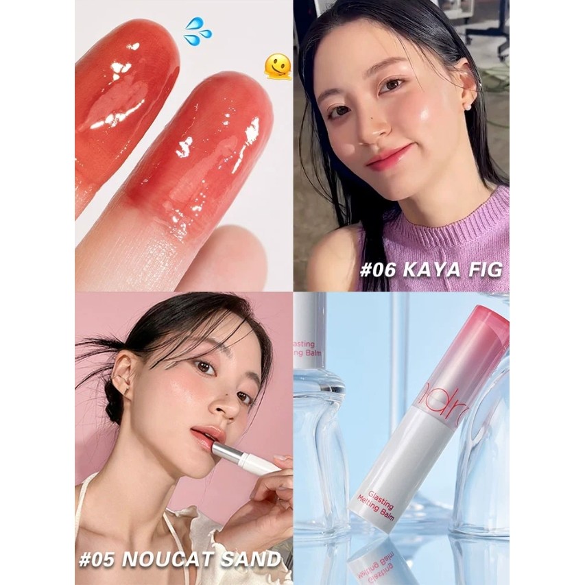 Hàng sẵn có Son môi thạch romand chính hãng Water Gloss Crystal Jelly Nữ dưỡng ẩm Son môi dưỡng ẩm L