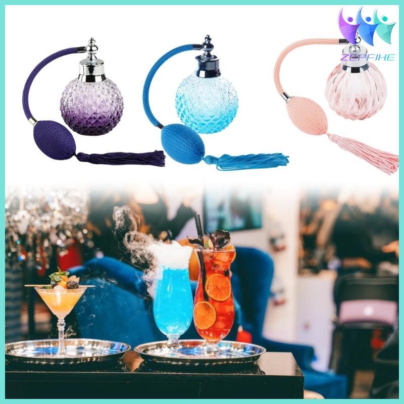 Nio Thủy Tinh Chịu Nhiệt Cocktail Chai Phun Sương Chịu Nhiệt Tua Rua Atomizer Chuyên Nghiệp Bartendi