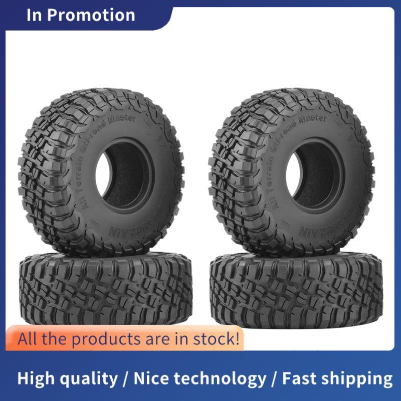4 120MM 1.9 Lốp Cao Su Lốp Bánh Xe Cho 1 / 10 RC Xe Bánh Xích SCX10 90046 AXI03007 TRX4 D90 CC01
