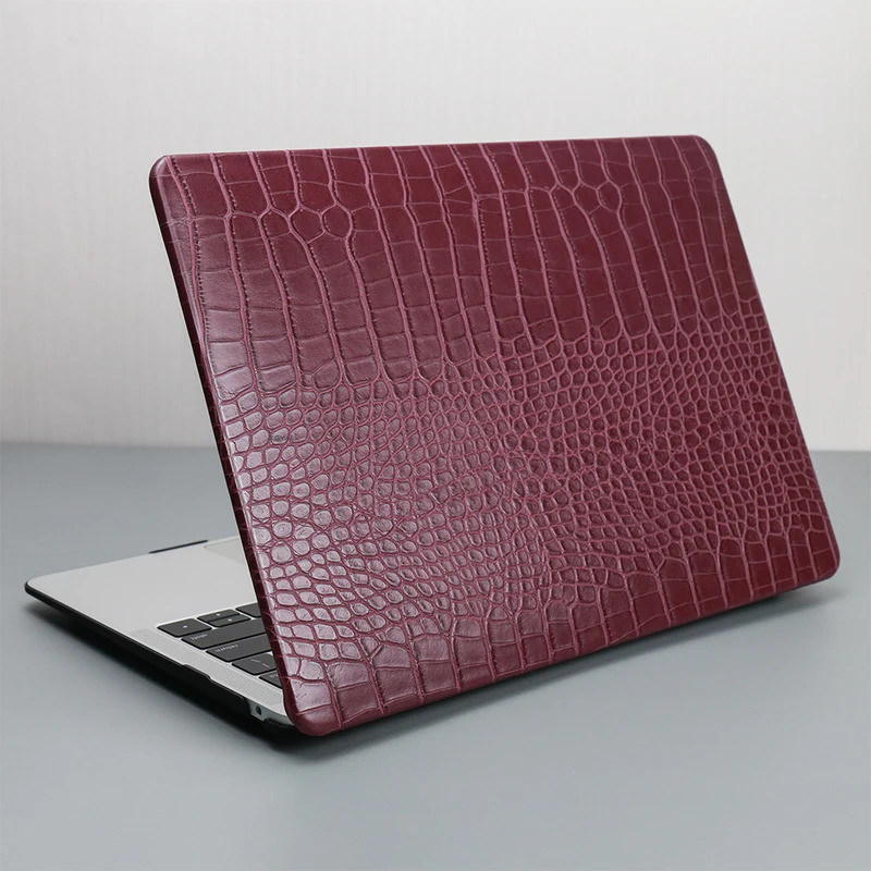 Ốp Lưng Laptop Cho Macbook Air 13 Ốp Lưng M1 M2 Bìa Cứng Air 15 2025 M4 Da PU Cho MacBook Pro 14 M4 