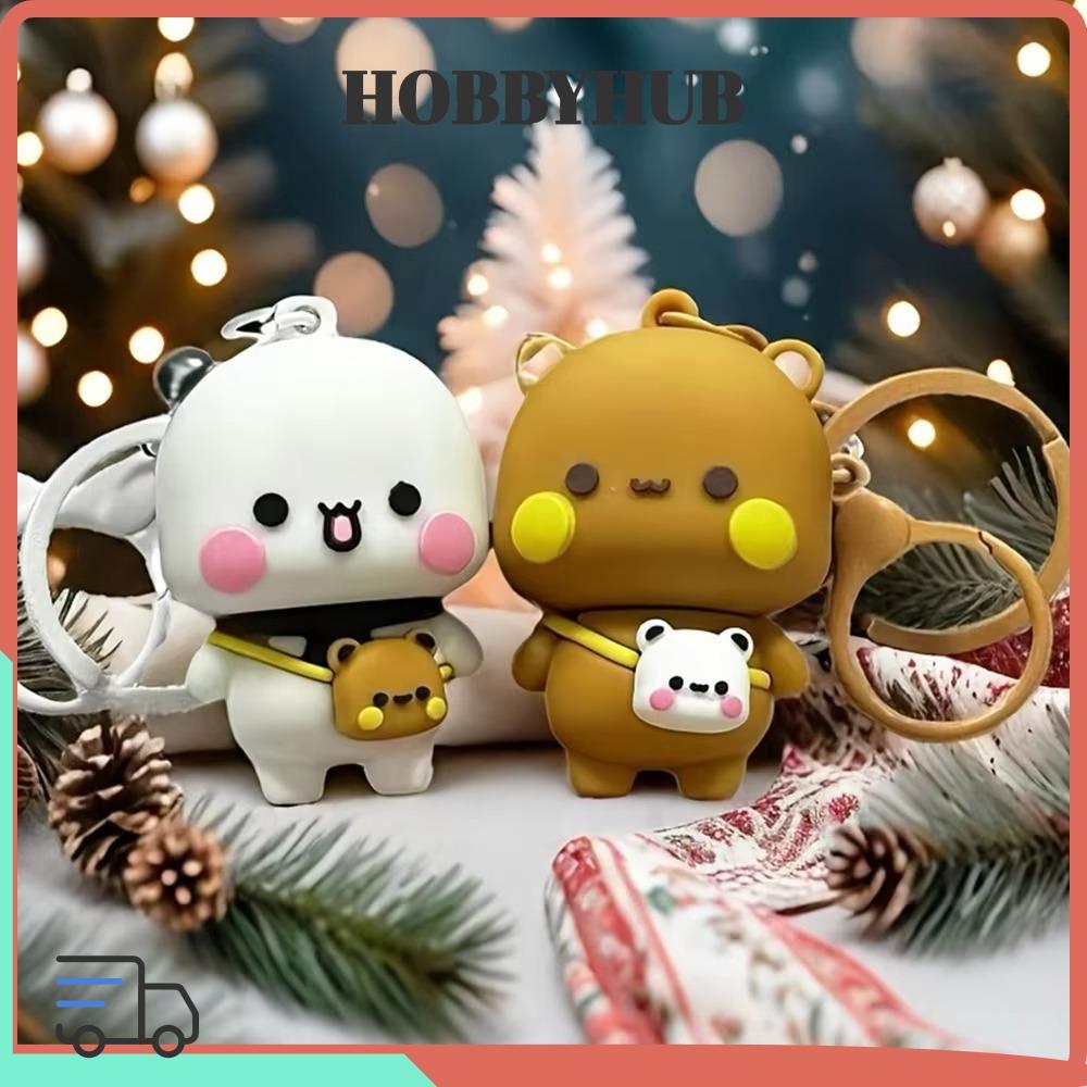 Móc khóa búp bê HOBBYHUB Panda Bubu và Yier Dễ thương