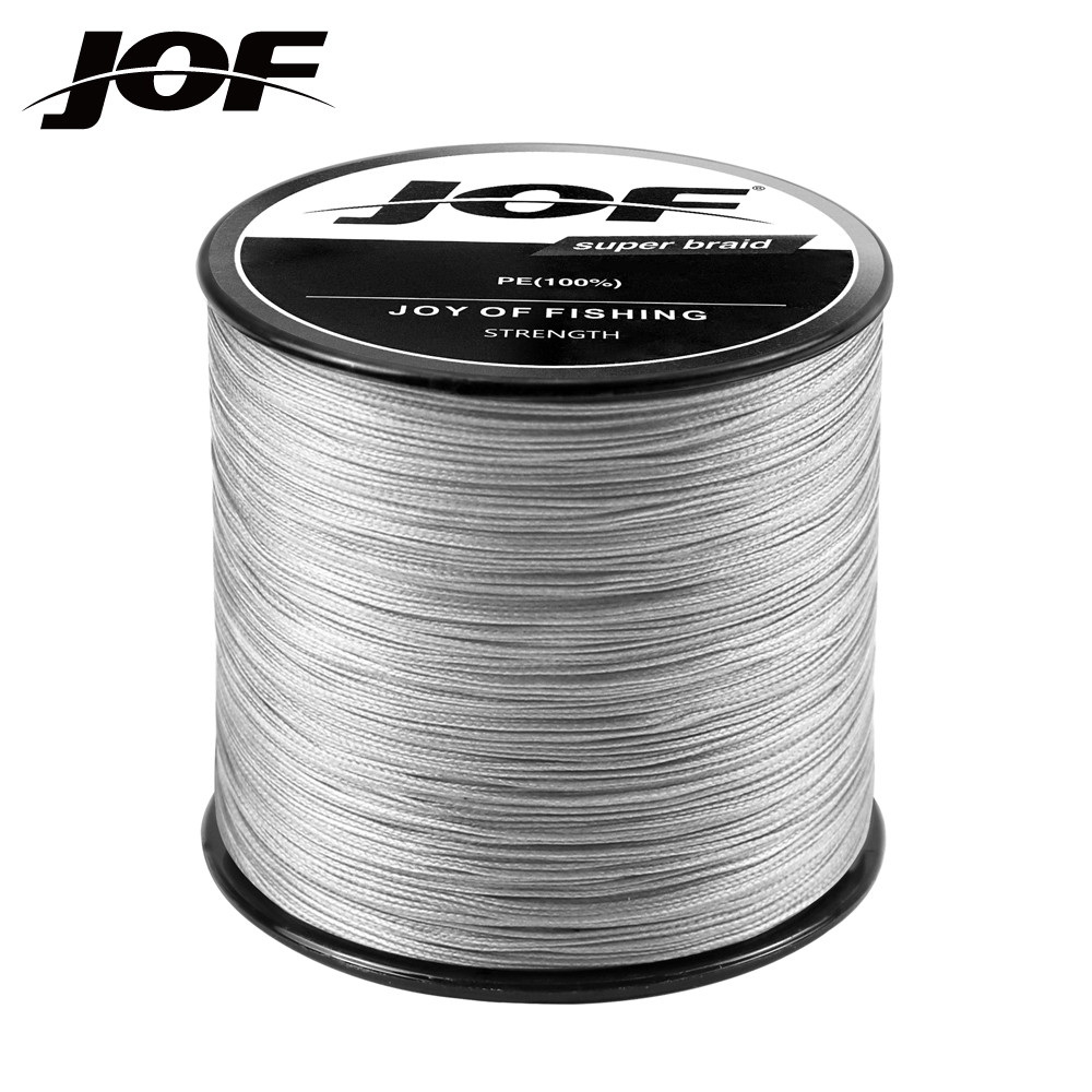JOF 500M 8 Dây PE Dây Bện Dây Câu Cá Nhật Bản Nước Mặn PE Dây Câu Bền