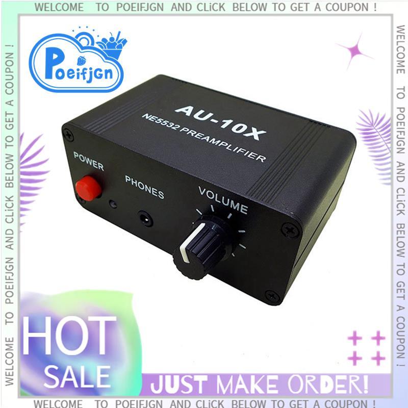 AU-10X NE5532 Bộ khuếch đại tín hiệu âm thanh Tai nghe Pre AMP Board 3.5MM Âm thanh điều khiển âm lư