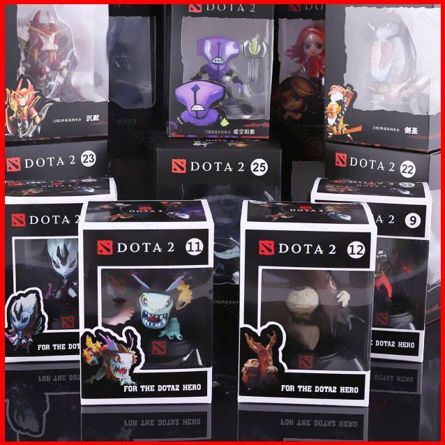 GC DOTA2 Nhân Vật Hành Động Tìm Máu Thiên Nhiên Tiên Tri Kunkka Pudge Lina wearwolf Mô Hình Búp Bê Đ