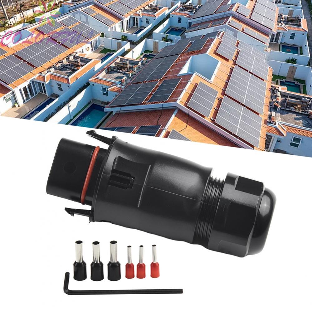 PV Connector 3-pin 40A 690V Accessories Micro Inverters New For 7.5-13mm Cable