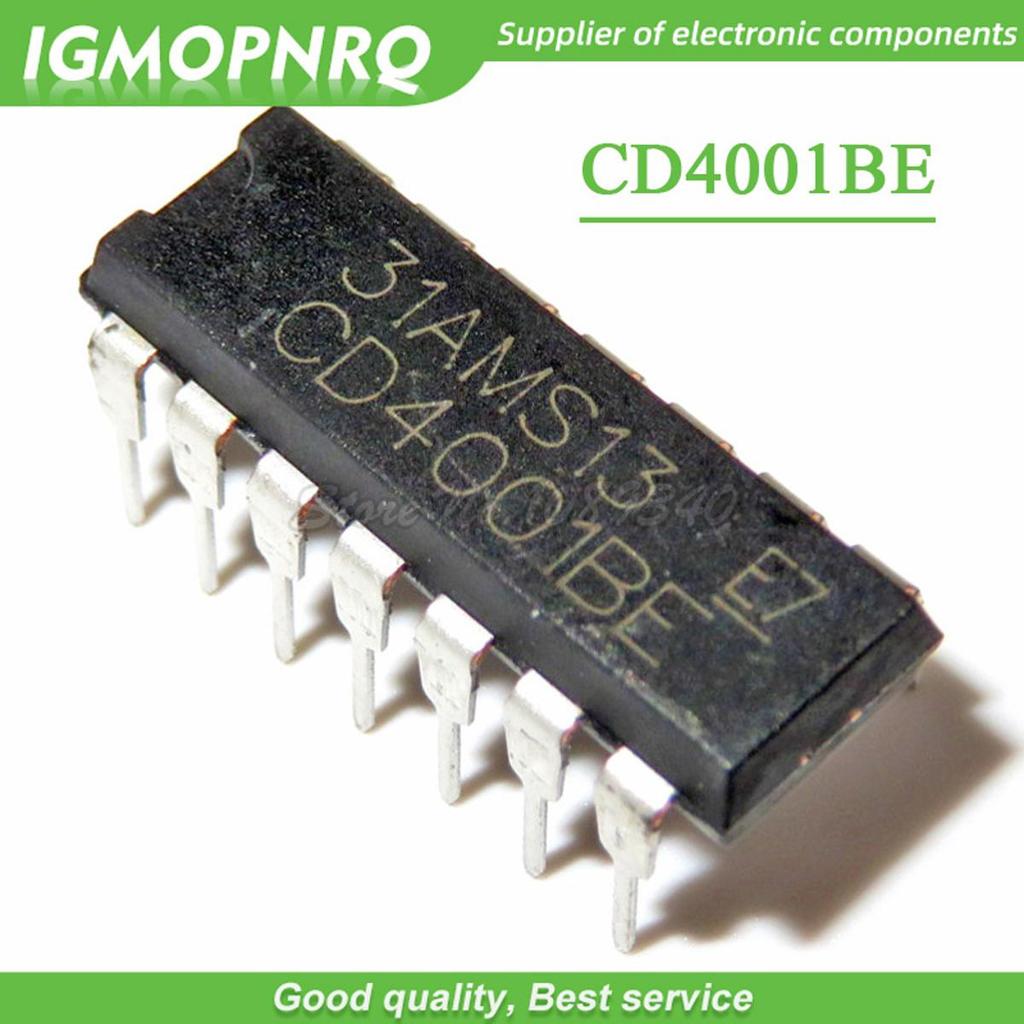10 Chiếc CD4001 CD4001BE HEF4001BE HEF4001 DIP-14 Bộ Điều Khiển Chuyển Mạch SMPS Bộ Điều Khiển Mới B