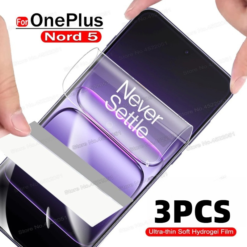 3 Bộ Phim Hydrogel Chống Ánh Sáng Xanh Cho OnePlus Nord CE6 CE5 Lite CE 6 5 Matte Frosted Bảo Vệ Màn