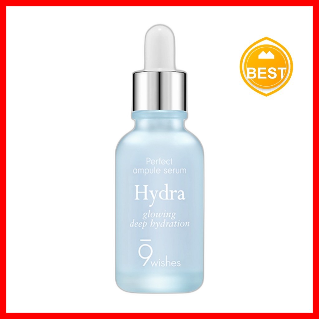 [9wishes] Hydra Glowing Deep Hydrat hóa Ampoule (Hydra Ampoule Serum), 30 mL / Serum Ampoule Hàn Quố