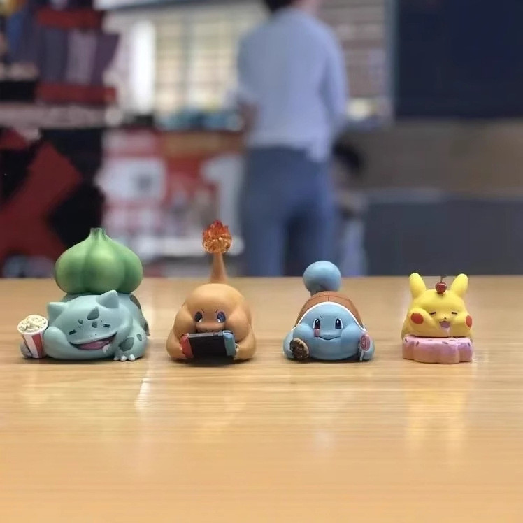 G GMR Sở Thích GH1 B1 Pokemon Fat House Series Pikachu Lửa Nhỏ Rồng Ếch Hạt Jenny Rùa Đồ Trang Trí Đ