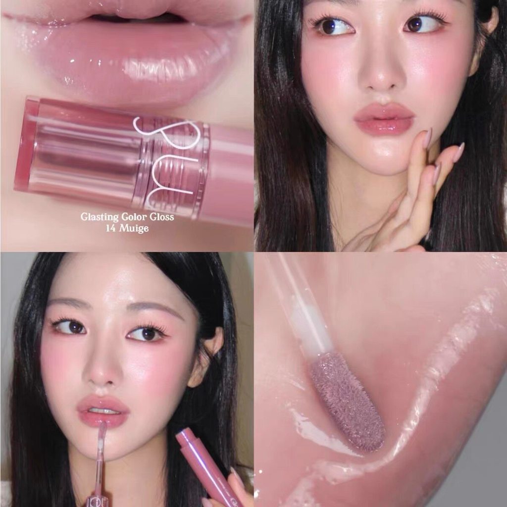 son romand chính hãng son romand 24 Hàn Quốc Hàn Quốc romand Angel Light Lip Gloss Màu ấm áp Lip Gla